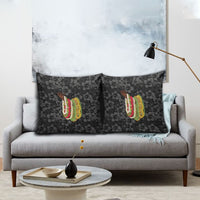 Hawaii Lei Kamehameha Pillow Cover Ele'ele Seamless Pattern Hibiscus Flower