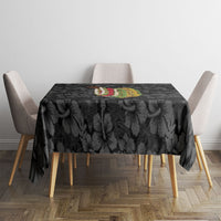 Hawaii Lei Kamehameha Tablecloth Ele'ele Seamless Pattern Hibiscus Flower LT9 - Polynesian Pride