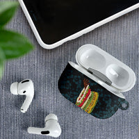 Hawaii Lei Kamehameha AirPods Case Uliuli Seamless Pattern Hibiscus Flower