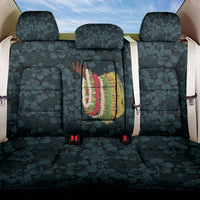 Hawaii Lei Kamehameha Back Car Seat Cover Uliuli Seamless Pattern Hibiscus Flower