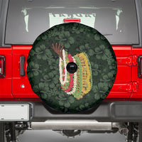 Hawaii Lei Kamehameha Spare Tire Cover Oma'oma'o Seamless Pattern Hibiscus Flower LT9 - Polynesian Pride