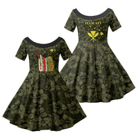 Hawaii Lei Kamehameha Family Matching Tank Maxi Dress and Hawaiian Shirt Melemele Seamless Pattern Hibiscus Flower LT9 Daughter's Dress Yellow - Polynesian Pride