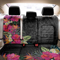 Hafa Adai Guam Back Car Seat Cover Tropical Flowers Colorful Vibes LT9 - Polynesian Pride