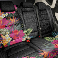 Hafa Adai Guam Back Car Seat Cover Tropical Flowers Colorful Vibes LT9 - Polynesian Pride