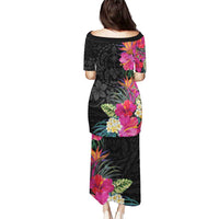 Hafa Adai Guam Puletasi Tropical Flowers Colorful Vibes LT9 - Polynesian Pride