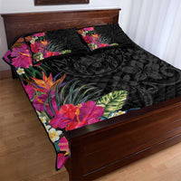 Hafa Adai Guam Quilt Bed Set Tropical Flowers Colorful Vibes LT9 - Polynesian Pride