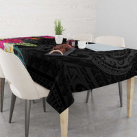 Hafa Adai Guam Tablecloth Tropical Flowers Colorful Vibes LT9 - Polynesian Pride