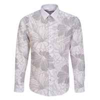 Samoa Lotu Tamaiti Family Matching Mermaid Dress and Hawaiian Shirt White Sun Day Beauty Hibiscus Ver01