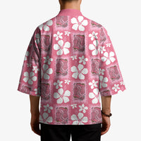 Give Cancer The Boot Pink Cowgirl Kimono Western Aloha Hibiscus Paniolo Heritage Floral LT9 - Polynesian Pride