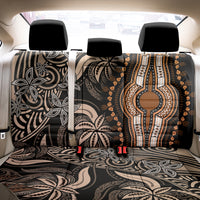 Polynesia Dashiki Back Car Seat Cover Polynesia and Africa Traditional Special Together Gold