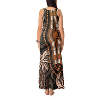 Polynesia Dashiki Tank Maxi Dress Polynesia and Africa Traditional Special Together Gold LT9 - Polynesian Pride