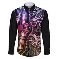 polynesia-dashiki-family-matching-short-sleeve-bodycon-dress-and-hawaiian-shirt-polynesia-and-africa-traditional-special-together-pastel