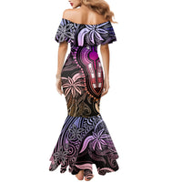 Polynesia Dashiki Mermaid Dress Polynesia and Africa Traditional Special Together Pastel LT9 - Polynesian Pride