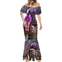 Polynesia Dashiki Mermaid Dress Polynesia and Africa Traditional Special Together Pastel LT9 - Polynesian Pride