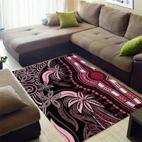 Polynesia Dashiki Area Rug Polynesia and Africa Traditional Special Together Pink LT9 - Polynesian Pride