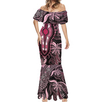 Polynesia Dashiki Mermaid Dress Polynesia and Africa Traditional Special Together Pink LT9 - Polynesian Pride