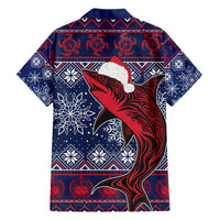 samoa-manuia-le-kirisimasi-family-matching-off-shoulder-short-dress-and-hawaiian-shirt-samoan-fishing-tribal-pattern-christmas-vibe