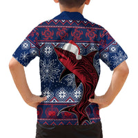 Samoa Manuia Le Kirisimasi Hawaiian Shirt Samoan Fishing Tribal Pattern Christmas Vibe LT9 - Polynesian Pride