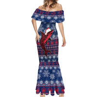 Samoa Manuia Le Kirisimasi Mermaid Dress Samoan Fishing Tribal Pattern Christmas Vibe LT9 - Polynesian Pride