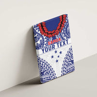 Personalised Toa Samoa Rugby Spirit Canvas Wall Art White Samoan Tribal Pattern LT9 - Polynesian Pride