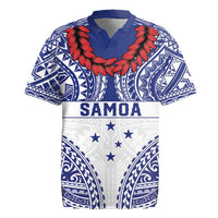 Personalised Toa Samoa Rugby Spirit Rugby Jersey White Samoan Tribal Pattern LT9 White - Polynesian Pride