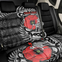 ANZAC Day Aotearoa Silver Fern Maori Personalised Back Car Seat Cover
