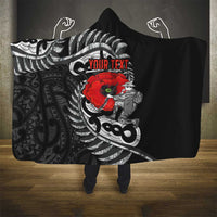 ANZAC Day Aotearoa Silver Fern Maori Personalised Hooded Blanket LT9 - Polynesian Pride