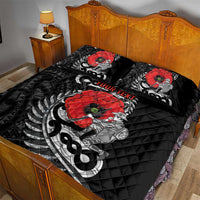 ANZAC Day Aotearoa Silver Fern Maori Personalised Quilt Bed Set LT9 - Polynesian Pride