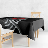 ANZAC Day Aotearoa Silver Fern Maori Personalised Tablecloth LT9 - Polynesian Pride