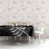 ANZAC Day Aotearoa Silver Fern Maori Personalised Tablecloth LT9 - Polynesian Pride