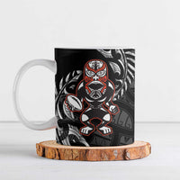 New Zealand Indigenous-Maori Rugby Custom Ceramic Mug - Polynesian Pride
