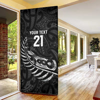 New Zealand Indigenous-Maori Rugby Custom Door Cover - Polynesian Pride