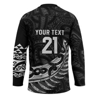 New Zealand Indigenous-Maori Rugby Custom Hockey Jersey LT9 - Polynesian Pride