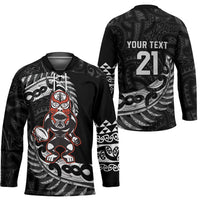 New Zealand Indigenous-Maori Rugby Custom Hockey Jersey - Polynesian Pride
