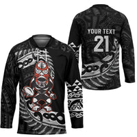 New Zealand Indigenous-Maori Rugby Custom Hockey Jersey LT9 - Polynesian Pride