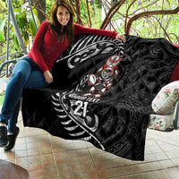 New Zealand Indigenous-Maori Rugby Custom Quilt