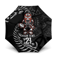 New Zealand Indigenous-Maori Rugby Custom Umbrella - Polynesian Pride
