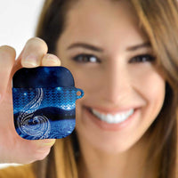 New Zealand Matariki AirPods Case Taniko Aramoana With Koru Galaxy Sky Night LT9 Galaxy - Polynesian Pride