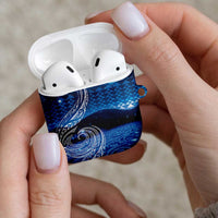 New Zealand Matariki AirPods Case Taniko Aramoana With Koru Galaxy Sky Night LT9 - Polynesian Pride