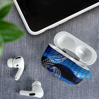 New Zealand Matariki AirPods Case Taniko Aramoana With Koru Galaxy Sky Night LT9 - Polynesian Pride