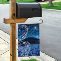 New Zealand Matariki Garden Flag Taniko Aramoana With Koru Galaxy Sky Night