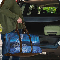 New Zealand Matariki Travel Bag Taniko Aramoana With Koru Galaxy Sky Night - Polynesian Pride