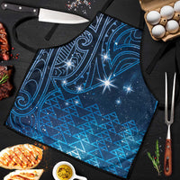 New Zealand Matariki Apron Taniko Aramoana With Maori Galaxy Sky Night - Polynesian Pride