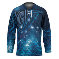 New Zealand Matariki Hockey Jersey Taniko Aramoana With Maori Galaxy Sky Night LT9 Unisex Galaxy - Polynesian Pride