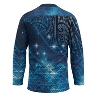 New Zealand Matariki Hockey Jersey Taniko Aramoana With Maori Galaxy Sky Night LT9 - Polynesian Pride
