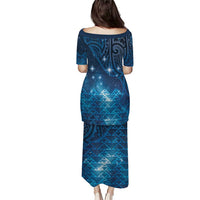 New Zealand Matariki Puletasi Taniko Aramoana With Maori Galaxy Sky Night