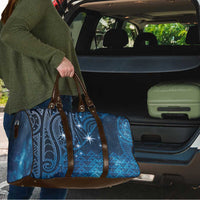 New Zealand Matariki Travel Bag Taniko Aramoana With Maori Galaxy Sky Night - Polynesian Pride