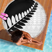 New Zealand Silver Fern Niho Taniwha Beach Blanket LT9 - Polynesian Pride