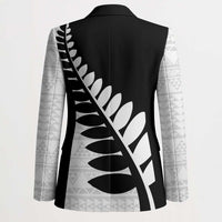 New Zealand Silver Fern Niho Taniwha Blazer - Polynesian Pride