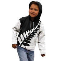 New Zealand Silver Fern Niho Taniwha Kid Hoodie
